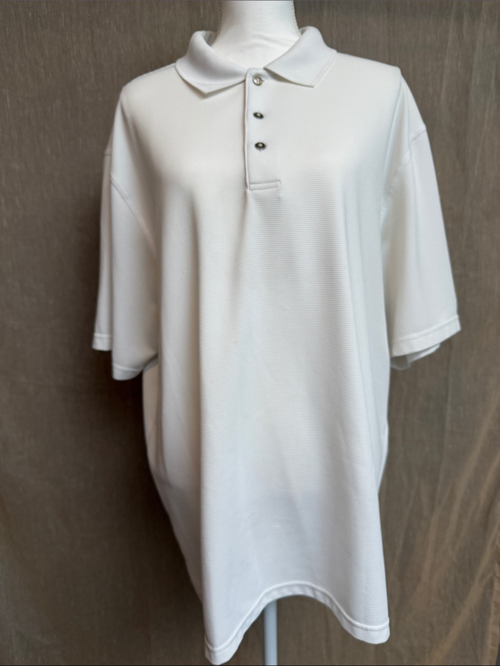 Grand Slam White Golf Polo